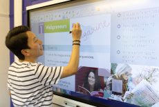 Sprachschule Oxford, Kaplan International England, Interactive Whiteboard 2