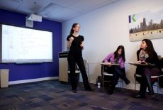 Sprachreise Chicago, Sprachschule Kaplan International USA, Klassenzimmer