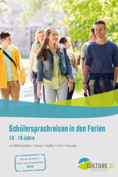 Schülersprachreisen Cover 2019