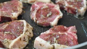 Kulinarisches Neuseeland Lammfleisch