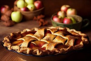 Klassischer Apple Pie USA Kulinarisches